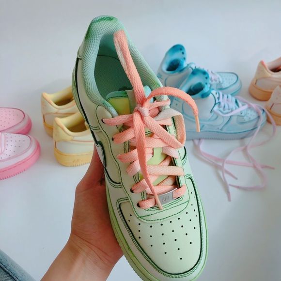 Nike Shoes - Tye dye air force 1